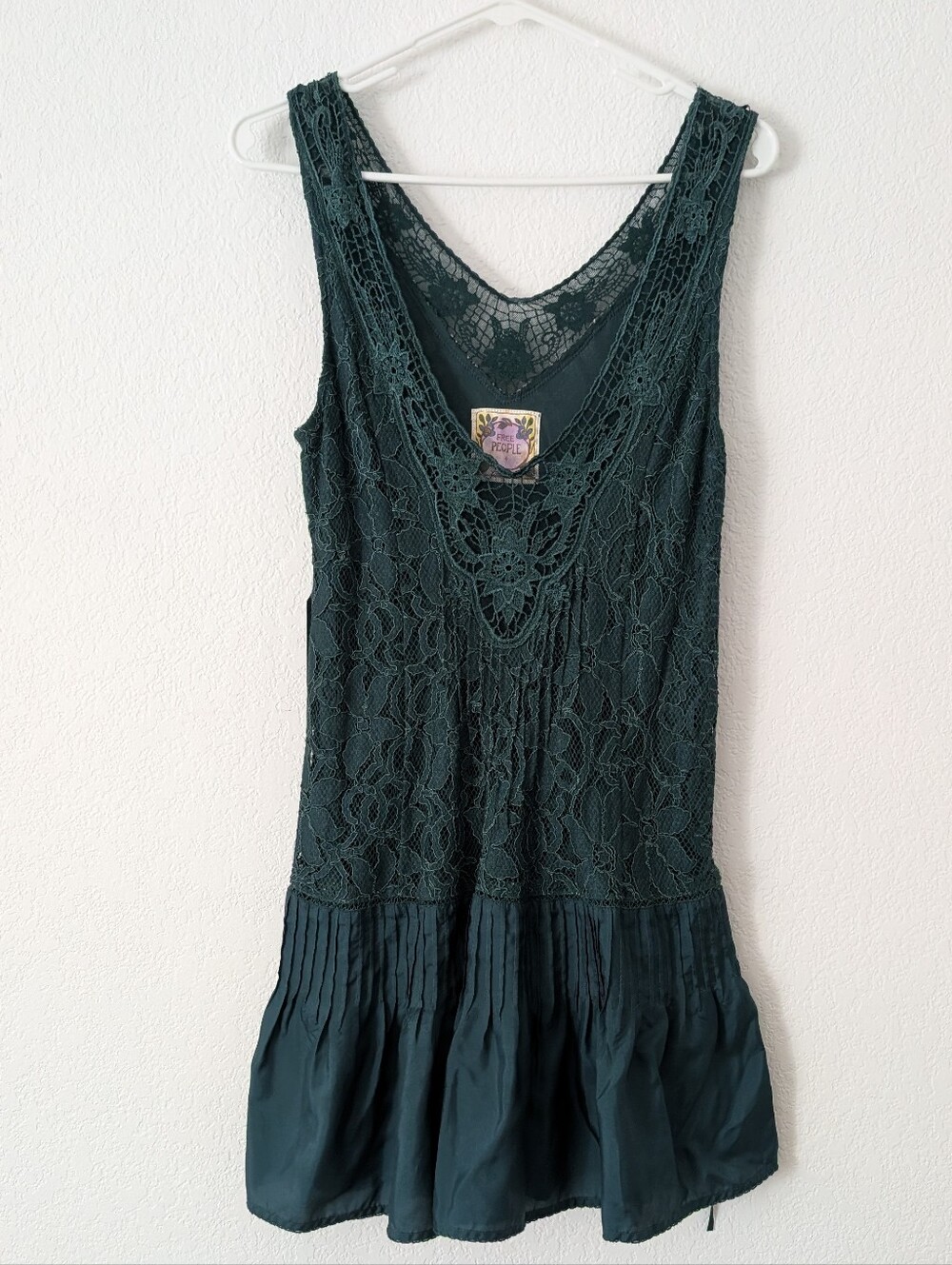 Vintage Free People Lace Mini Dress